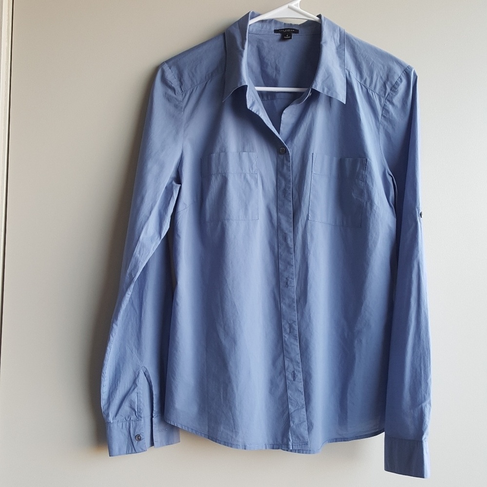 Ann Taylor Professional Fitted Button Up Shirt 4